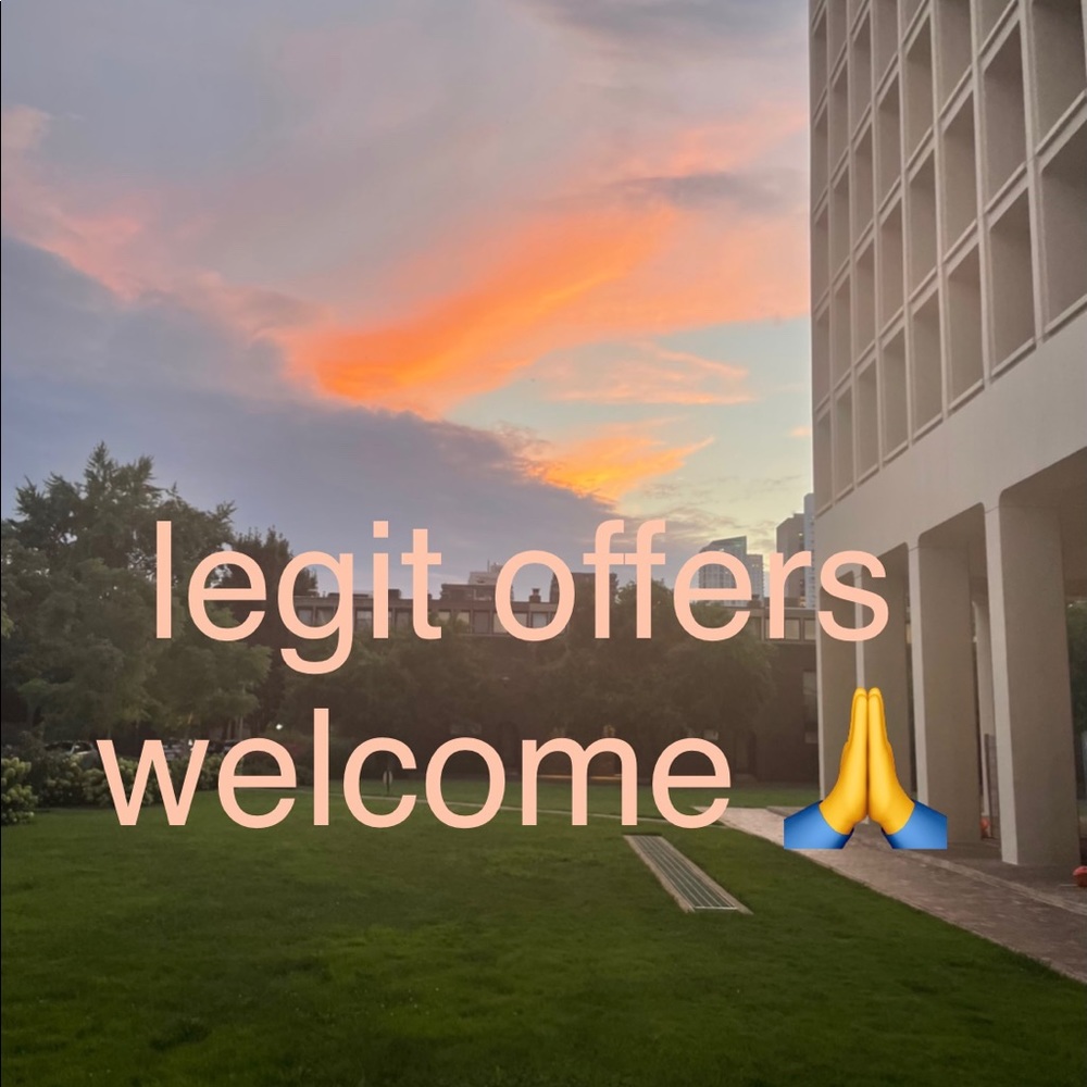legit offers welcome 🙏